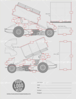 Sprint Car Template | SRGFX.com