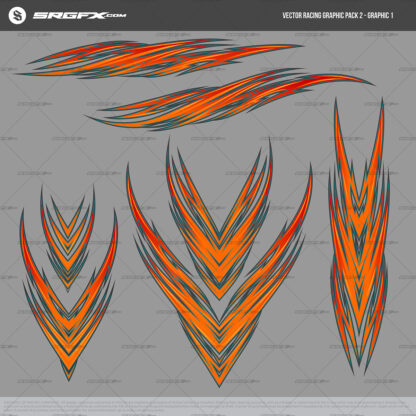 SRGFX Vector Racing Graphic Pack 2 - Graphic 1