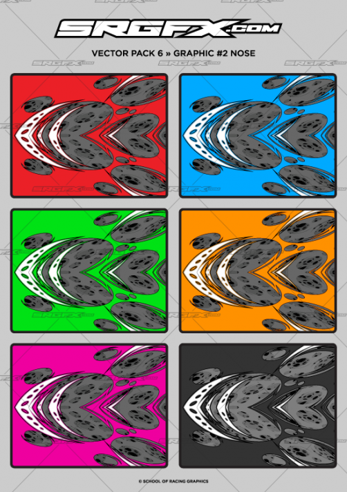 Vector Racing Graphic Pack 6 | School of Racing Graphics