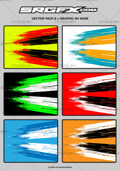 Vector Racing Graphic Pack 6 | School of Racing Graphics