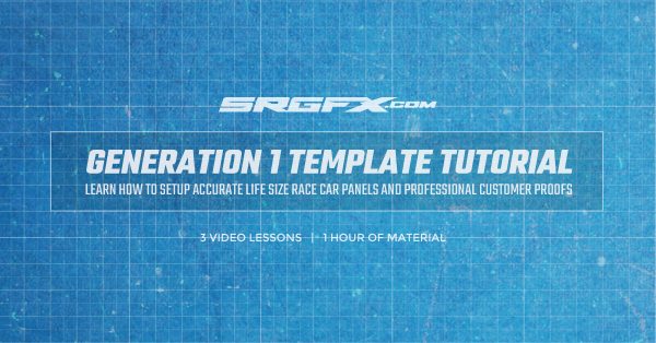 SRGFX Generation 1 Race Car Template Tutorial