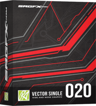 SRGFX RA Vector Racing Graphic Single 020