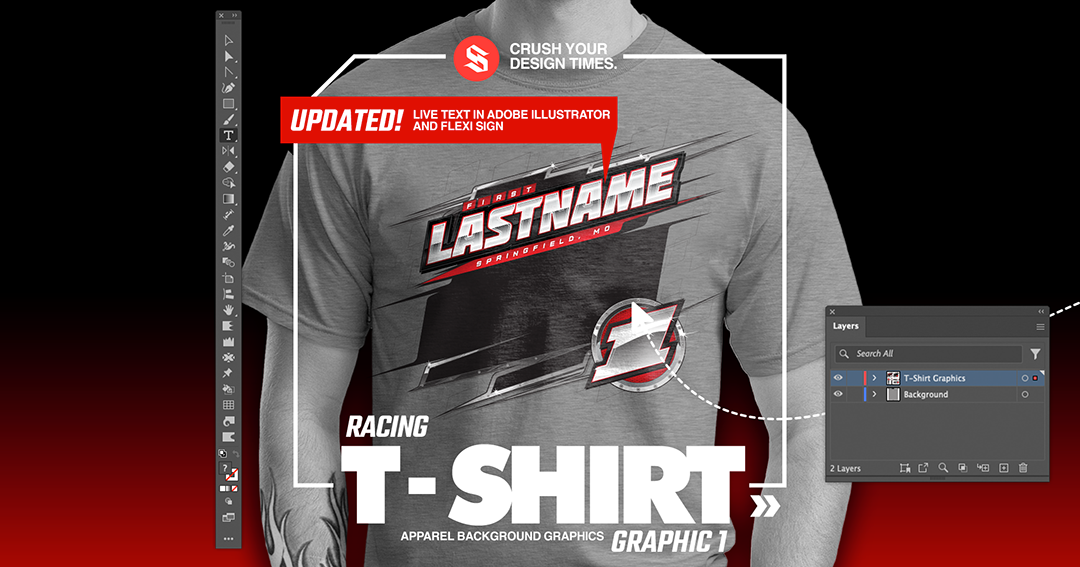 T-Shirt Racing Graphic 1 | SRGFX.com