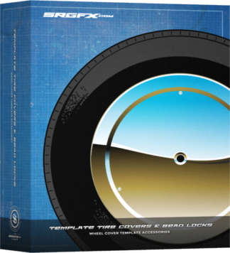 SRGFX Template Wheel Covers and Bead Locks