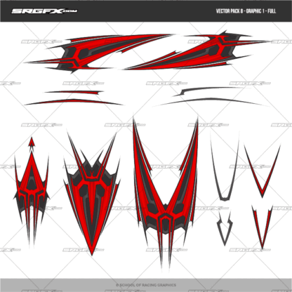 Vector Racing Graphics Pack 8 | SRGFX.com