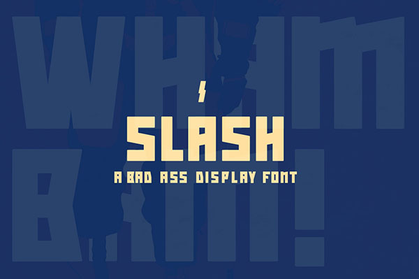 Slash-font