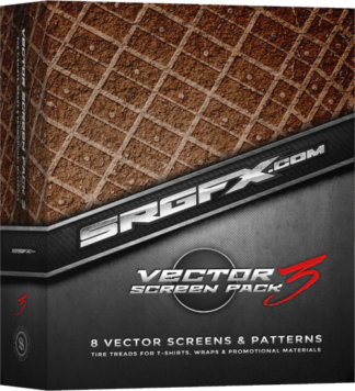 SRGFX Vector Pattern Screen Pack 3 Box