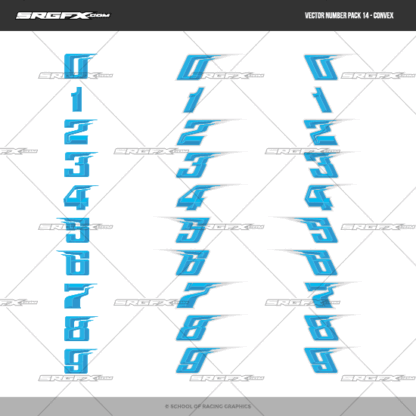 Racing Number Pack 14 | SRGFX.com