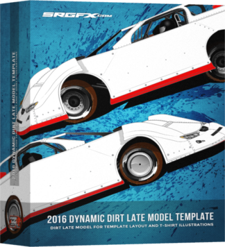 SRGFX 2016 Dynamic Dirt Late Model Template