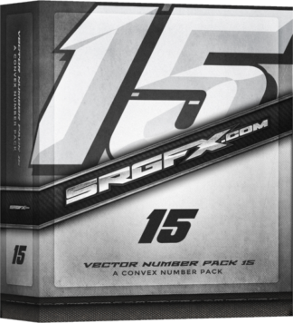 SRGFX Vector Racing Number Pack 15