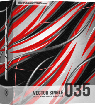 SRGFX Vector Racing Graphic Single 035 Box