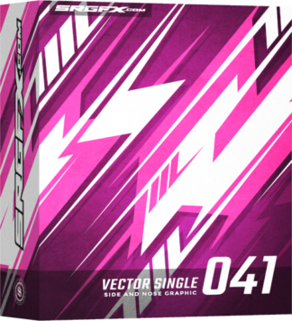 SRGFX Vector Racing Graphic Single 041