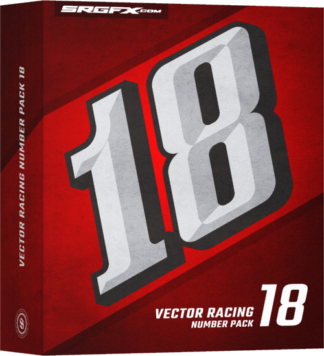 SRGFX Vector Racing Number Pack 18