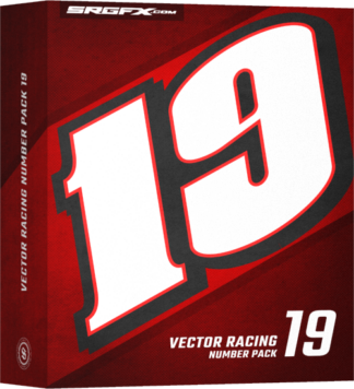 Vector Racing Number Pack 19