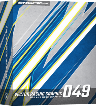 SRGFX Vector Racing Graphic 049 Example Layout Box