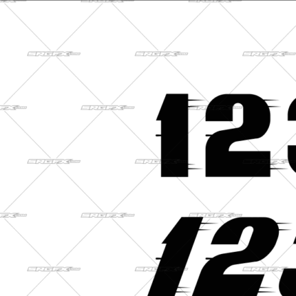 Vector Racing Number Set 22 | School of Racing Graphics