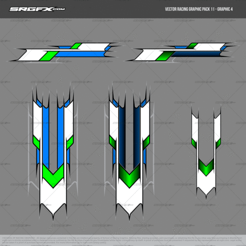 Vector Racing Graphics Pack 11 | SRGFX.com