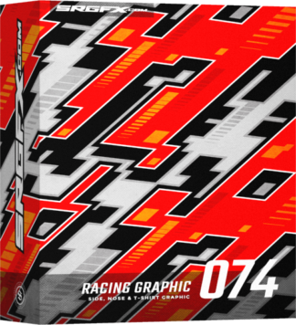 Futuristic SRGFX racing graphic 074 Box