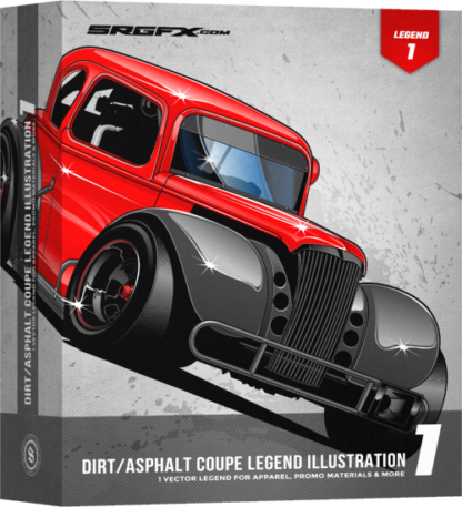 Dirt/Asphalt Coupe Legend Illustration