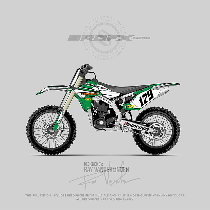 SRGFX Racing Graphic 079 Motocross Graphic