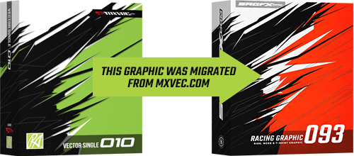 SRGFX MXVEC Vector Racing Graphic 093 Migration Banner