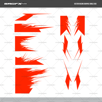 SRGFX Vector Racing Graphic 093 1