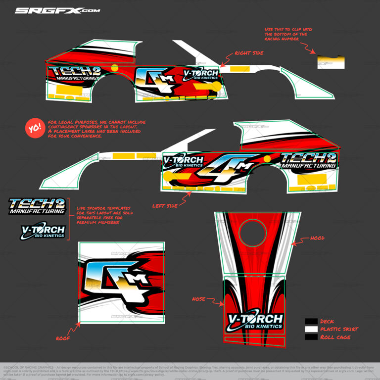 Stack Race Graphics Vector Racing Graphics Pack 9 | SRGFX.com
