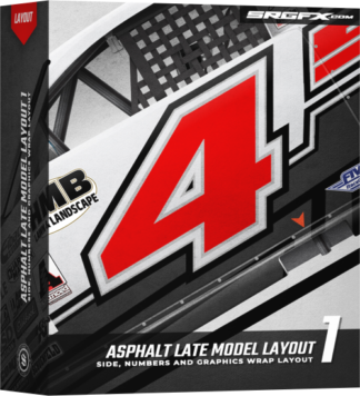 Asphalt Late Model Layout 1 Box