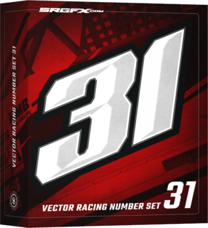 SRGFX Block, Convex Vector Racing Number Set 31