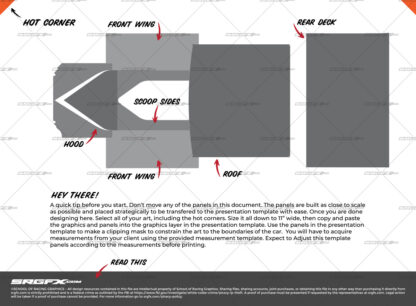 East Coast Modified Wrap Layout Template Top Panels