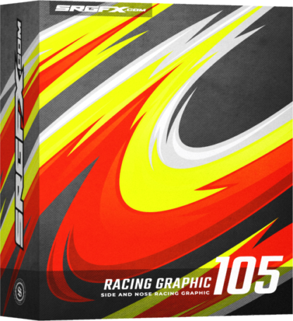 SRGFX Vector Racing Graphic 105