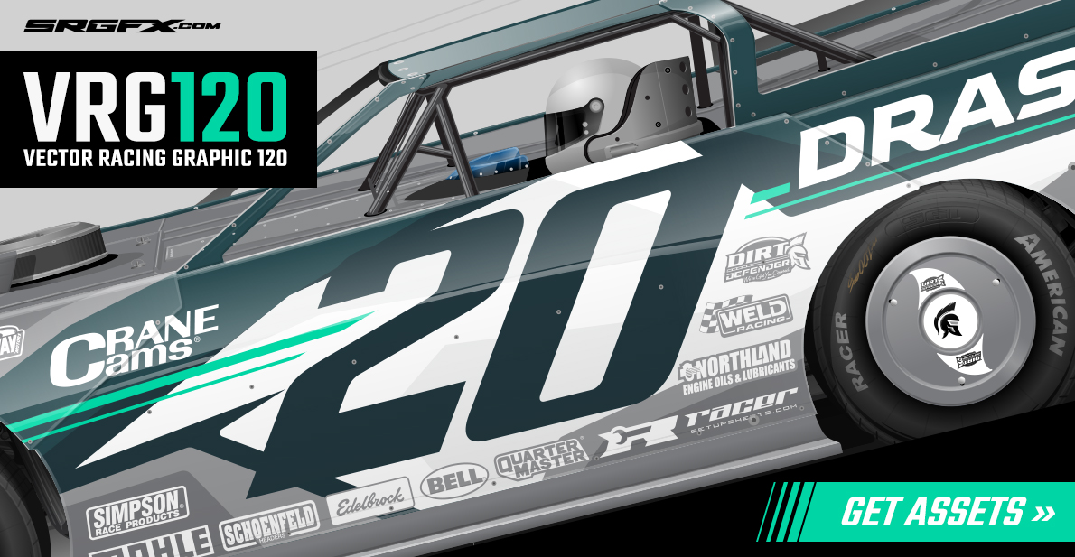 Vector Racing Graphic 120 | SRGFX.com