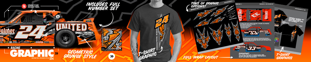Vector Racing Graphic 124