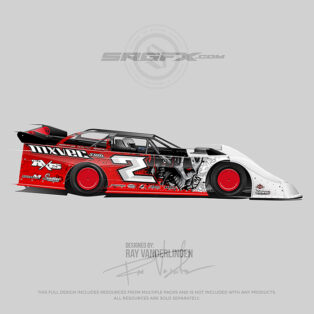 Mxvec.com 2018 Dirt Late Model | School of Racing Graphics