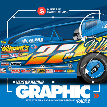 Vector Racing Graphic Pack 2 | School of Racing Graphics
