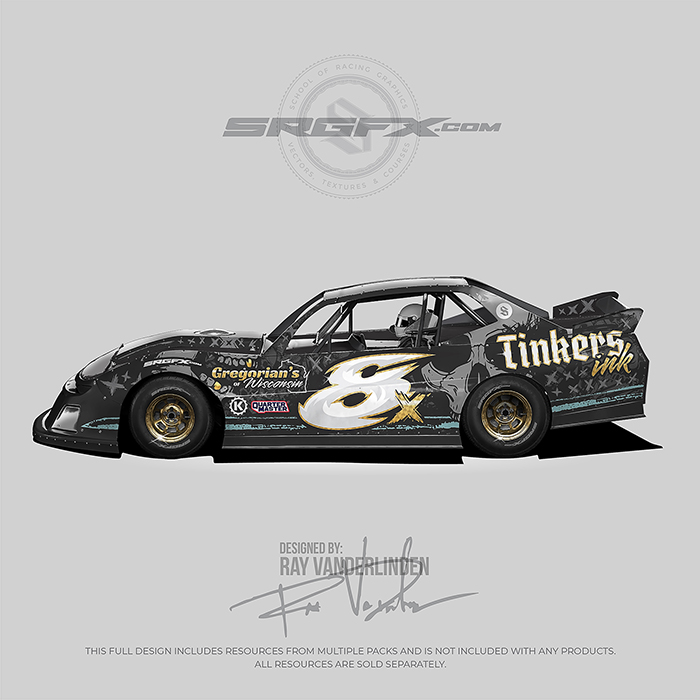 Tinkers Ink Crate Street Stock 2023 Wrap Layout