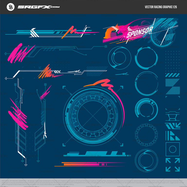 Vector Racing Graphic 126 | SRGFX.com