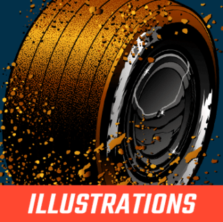 srgfx-illustrations Race Car Illustrations