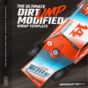 SRGFX The Ultimate UMP Dirt Modified Elite Chassis Wrap Template