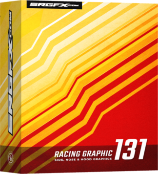 SRGFX Vector Sunset Hatches Racing Graphic 131