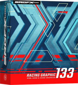 SRGFX Vector Racing Graphic Futuristic Tech 133 Box