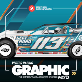 Vector Racing Graphic Pack 13 | School of Racing Graphics