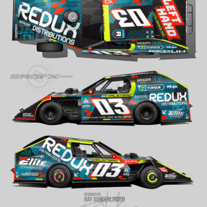 Redux Distributing 2025 Dirt Modified Wrap Idea