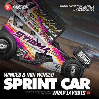 Sprint Car Wrap Layouts