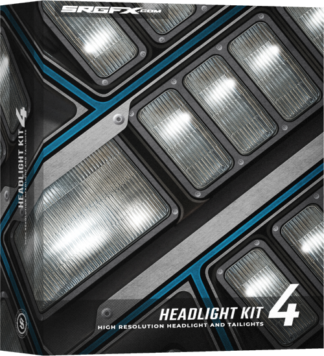 SRGFX Printable Decal Headlight Kit 4 Monte Carlo Likeness MD3 and Dirt Dominator Box