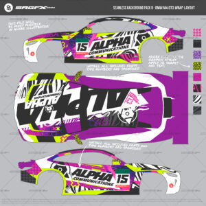 Seameless Racing Texture Seamless Racing Wrap Background Pack 9 | School of Racing Graphics