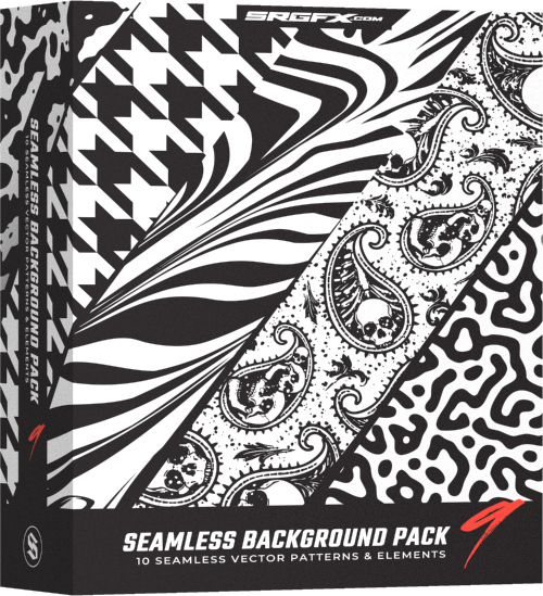 SRGFX Seamless Background Fill and Race Wrap Element Pack 9