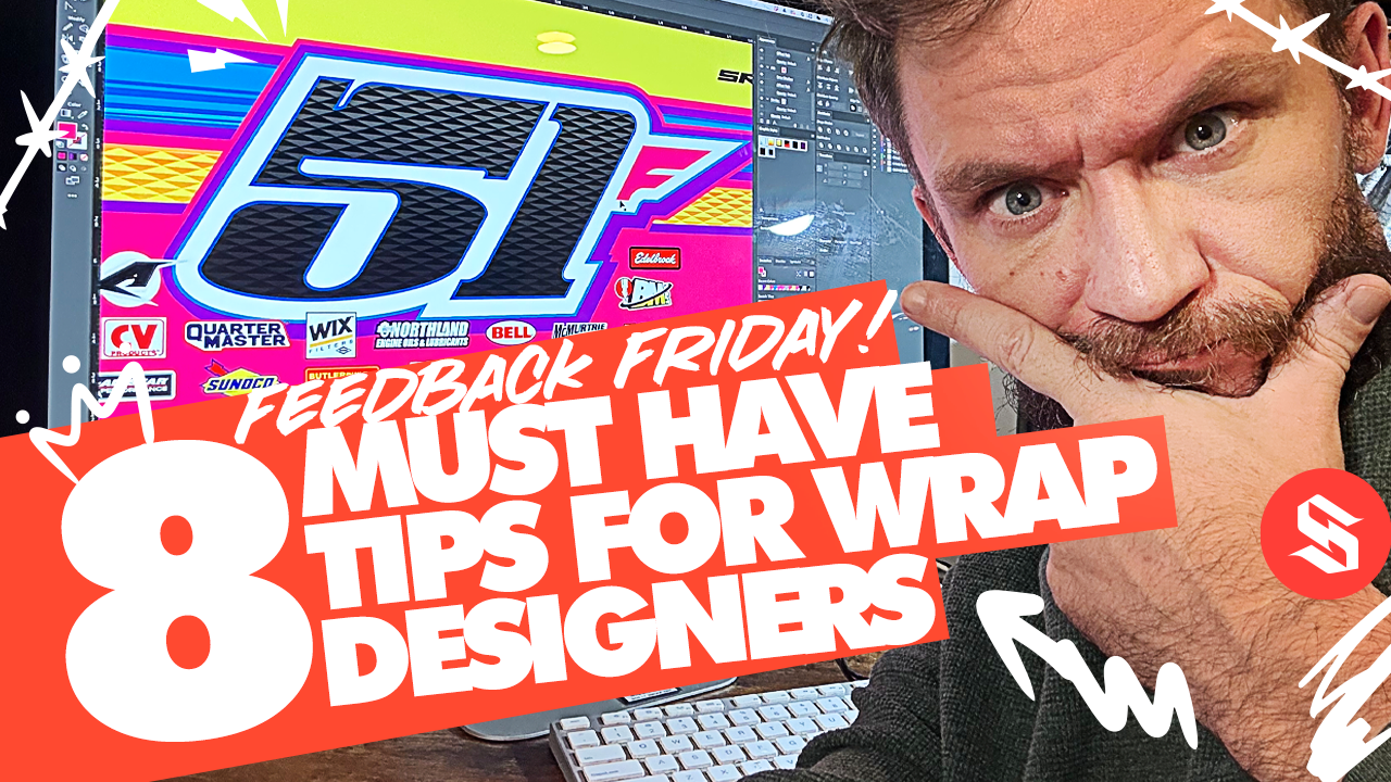 8 Must have wrap design tips for Dirt Late Model Wrap Designers.