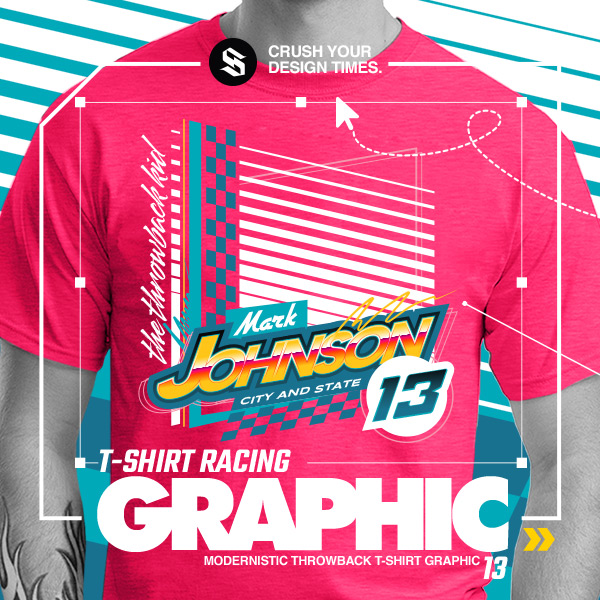 T-Shirt Racing Graphic 13