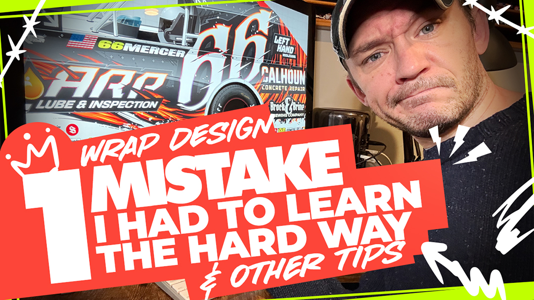 How to avoid 1 big wrap design mistake on visually busy wraps.